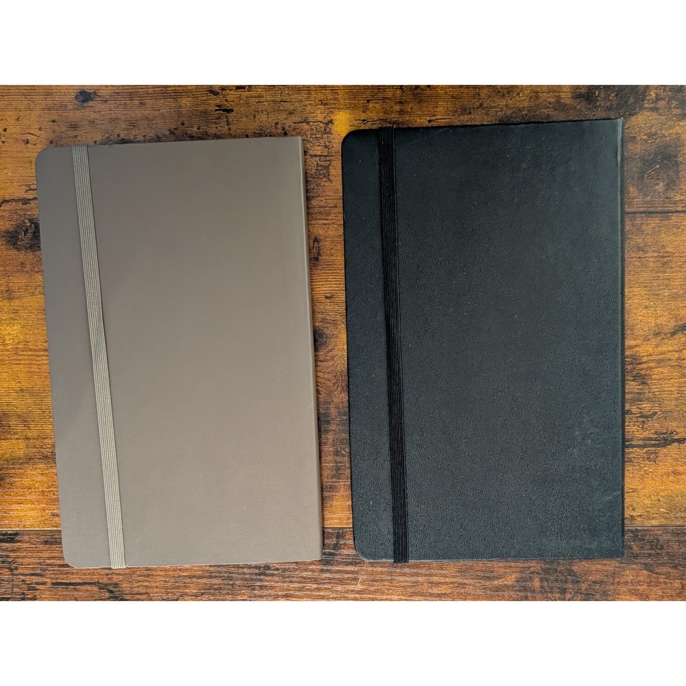 Moleskine Classic Large Notebook NEW  Lot Black Blank Brown Ruled Soft Hardcover